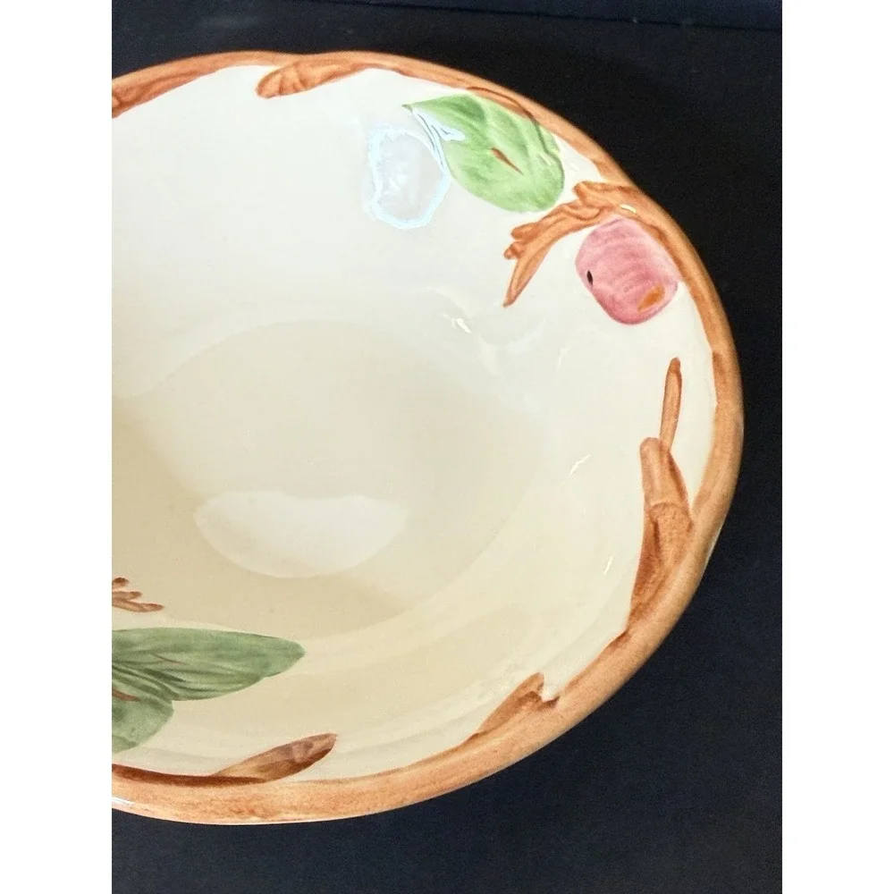 VTG Lot 2 Franciscan Apple Coupe Cereal Bowl Ceramic 5.75